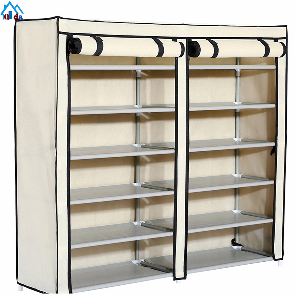 Household organization shoe rack cabinet storage locked shoe rack cover