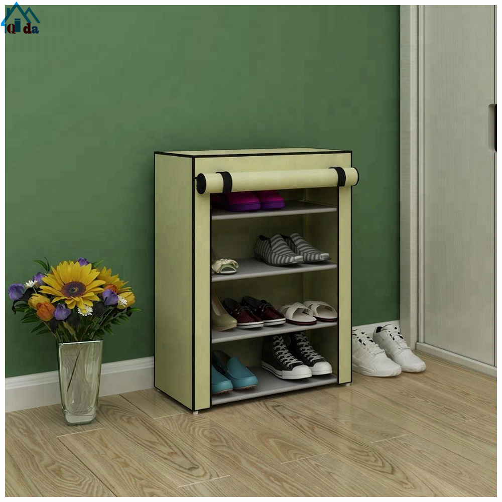 Household organization shoe rack cabinet storage locked shoe rack cover