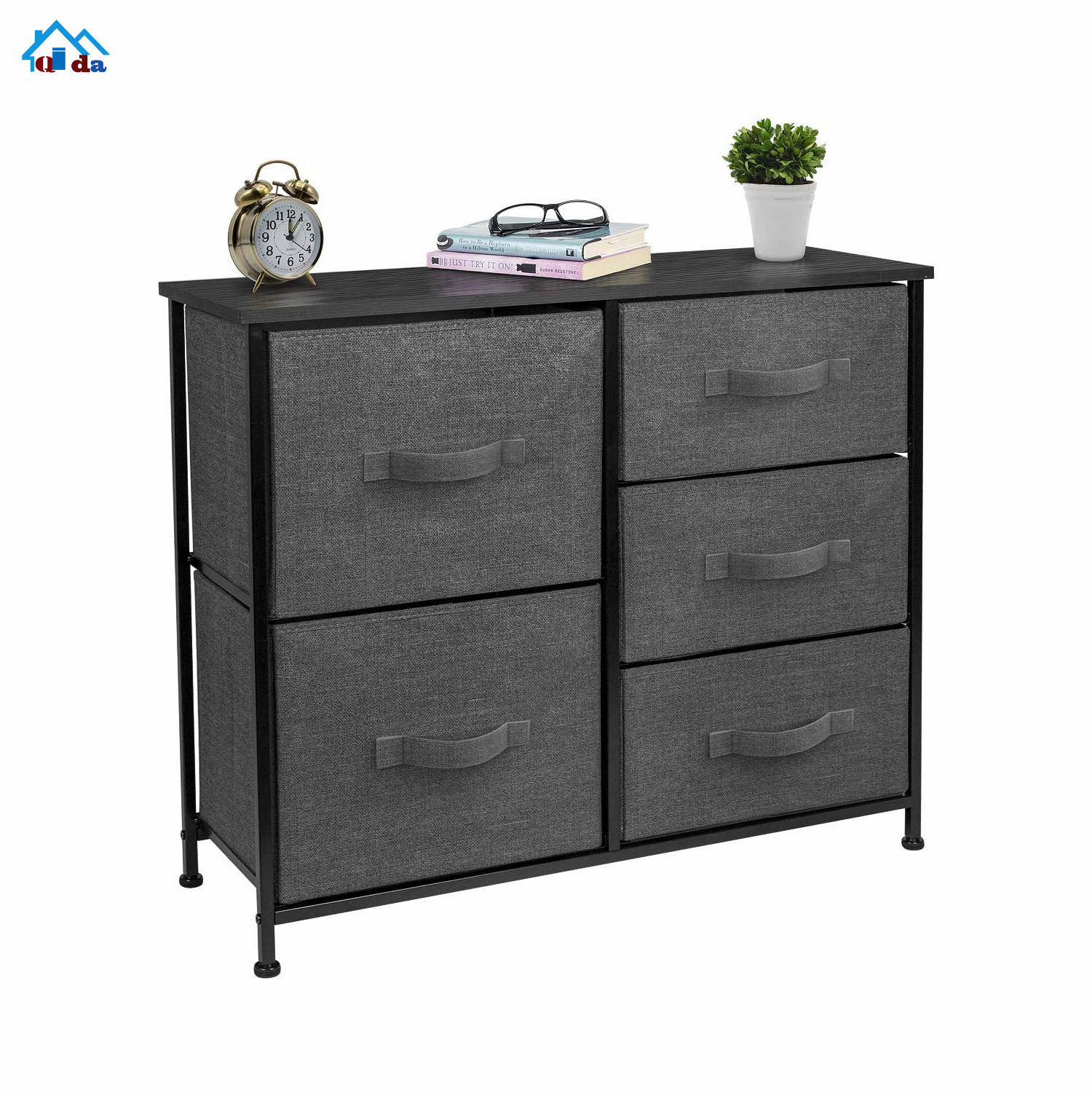 Custom Drawer Cabinet Bedside Fabric Cabinet Storage Drawer Unit With Plastic Foot Pad Custom Drawer Cabinet