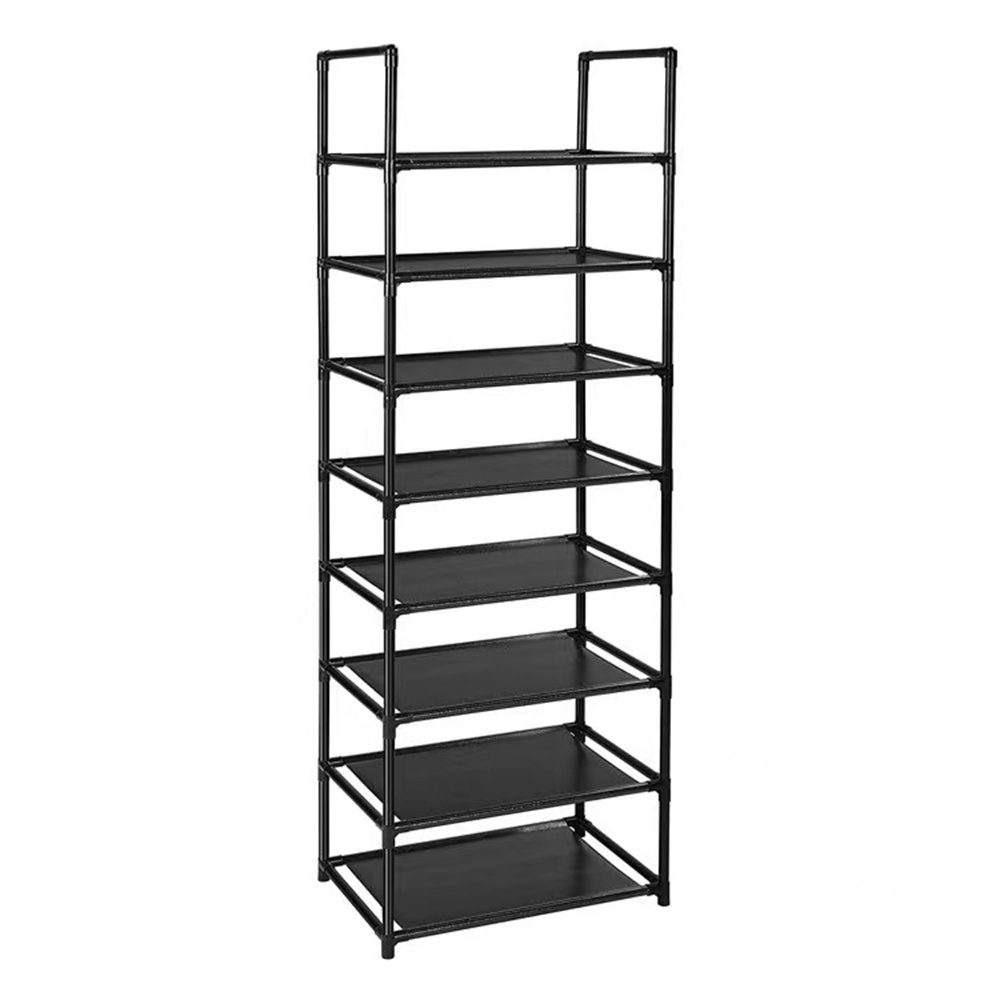 Household Portable Shoe Rack Organizer Cabinet Storage 6 Tier Shoe Rack With Cover