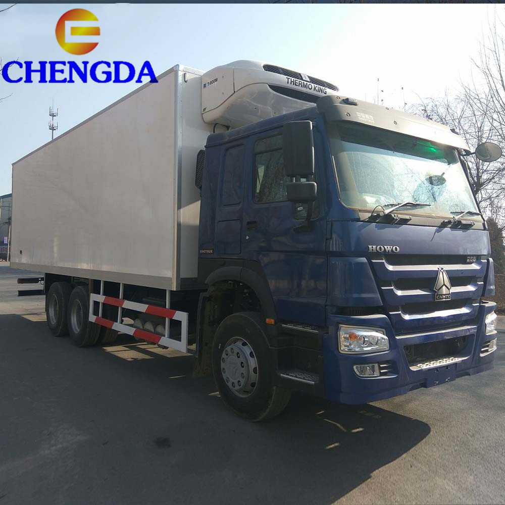 Second Hand Howo Load Three Tons Refrigerator Truck For Sale