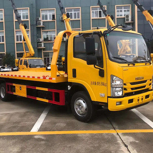 China New ISUZU 5Tons Flatbed Towing Truck 4x2 Wrecker Isuzu Tow Trucks For Sale