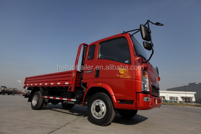 New Howo 5 Tons 10 Tons  4x2 Light Cargo Truck For Sale