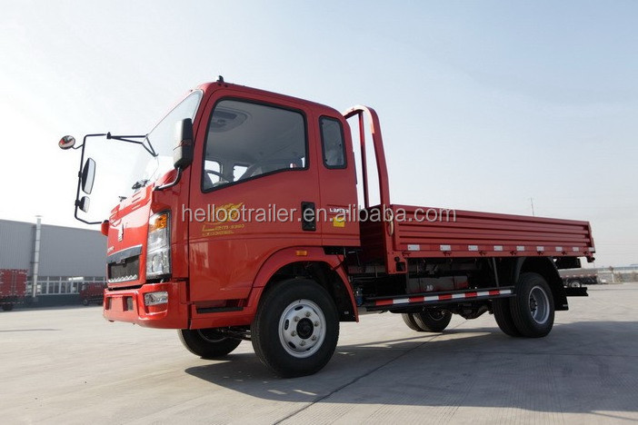 New Howo 5 Tons 10 Tons  4x2 Light Cargo Truck For Sale