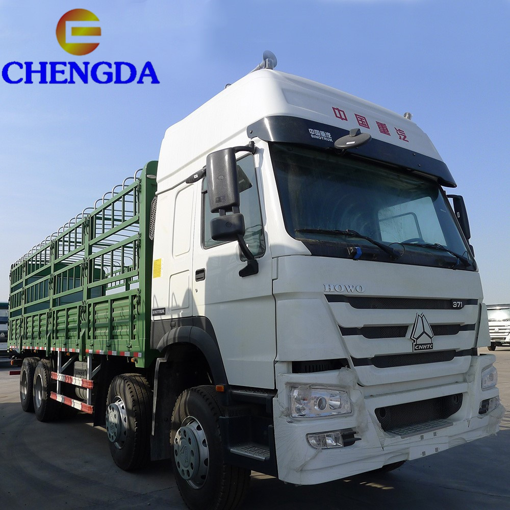 Brand New Sinotruck Howo 8x4 Used Fence Cargo Truck For Sale