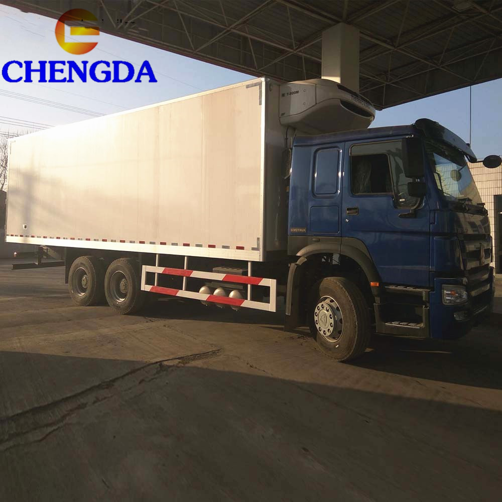 Second Hand Howo Load Three Tons Refrigerator Truck For Sale