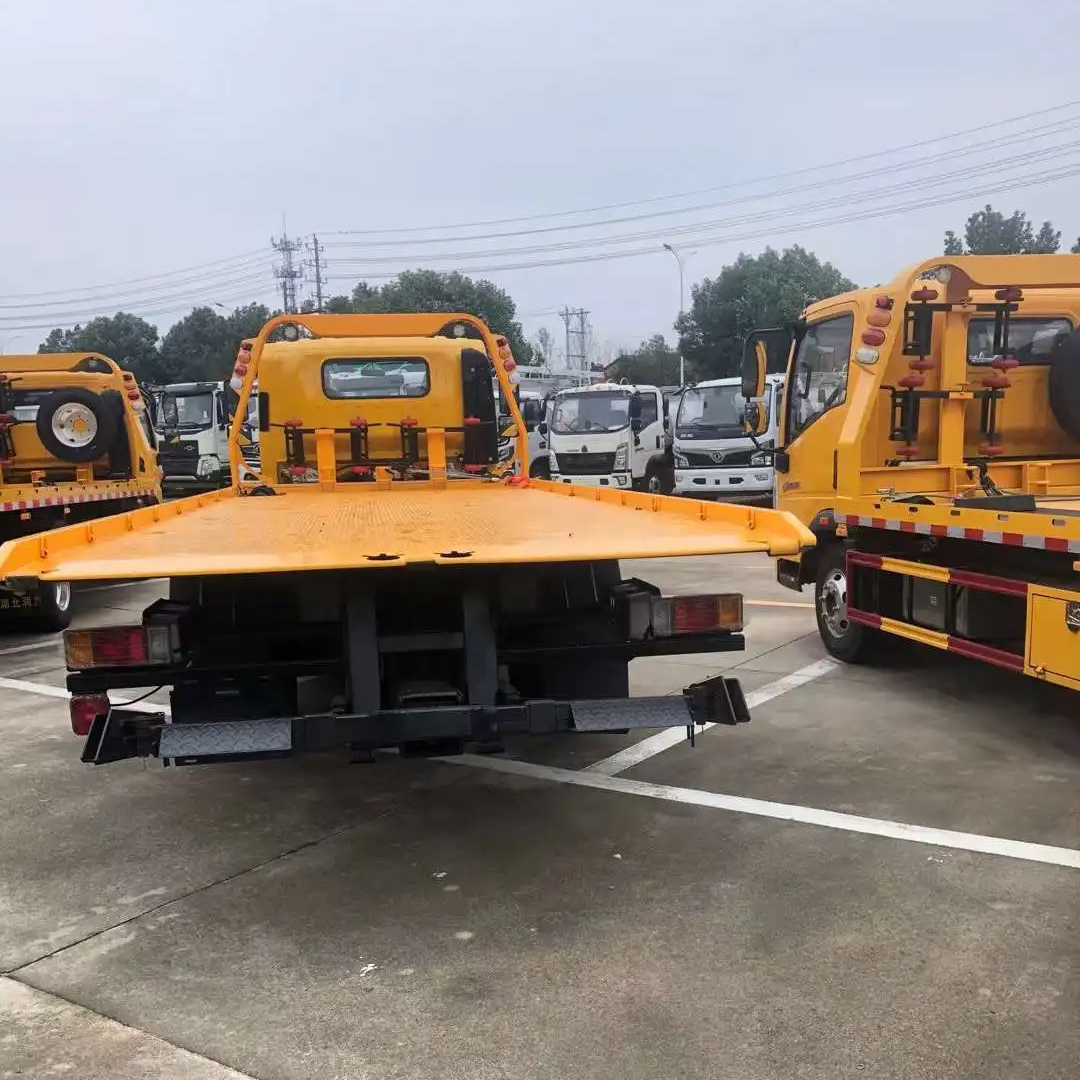 China New ISUZU 5Tons Flatbed Towing Truck 4x2 Wrecker Isuzu Tow Trucks For Sale