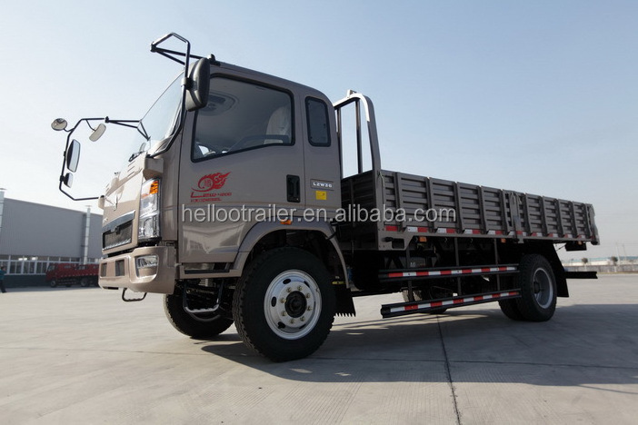 New Howo 5 Tons 10 Tons  4x2 Light Cargo Truck For Sale