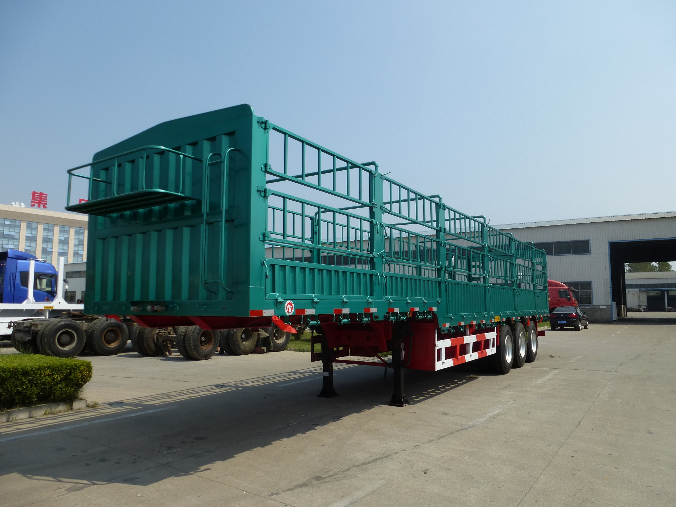 Sugar Cane Transport Fenced Cargo Semi Trailer for sale