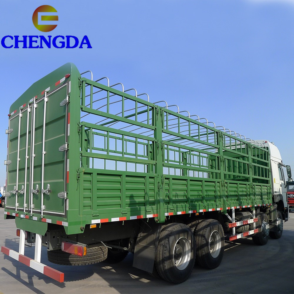 Brand New Sinotruck Howo 8x4 Used Fence Cargo Truck For Sale