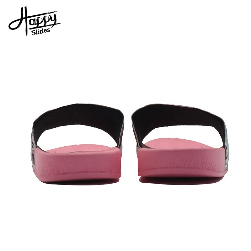 2023 Trendy Slides Beautiful Wholesale House Slippers For Women Customize Your Own Slides Outsole Shoes Sandals Logo