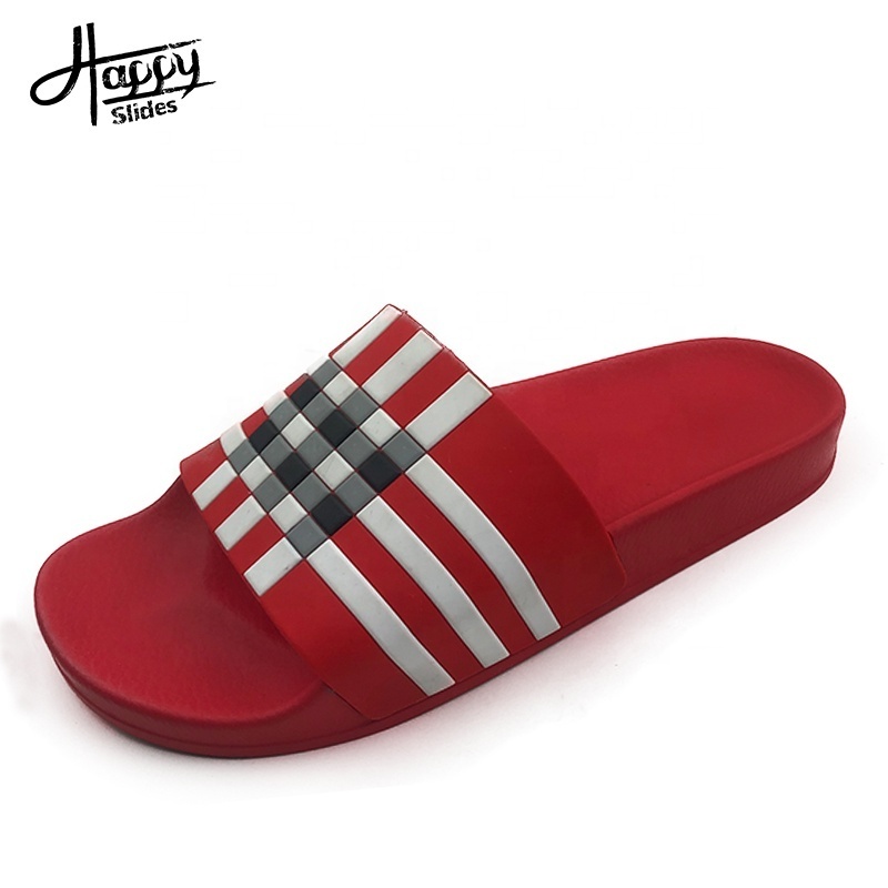 Happyslides Summer Custom Slide Sandals China PU Sole Slippers Men Casual Sandals