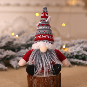 Navidad Christmas Decoration Xmas holidai Indoor ornament mini Santa Decor Toys Dolls Elves gnome Cute Elf valentin xma gnome