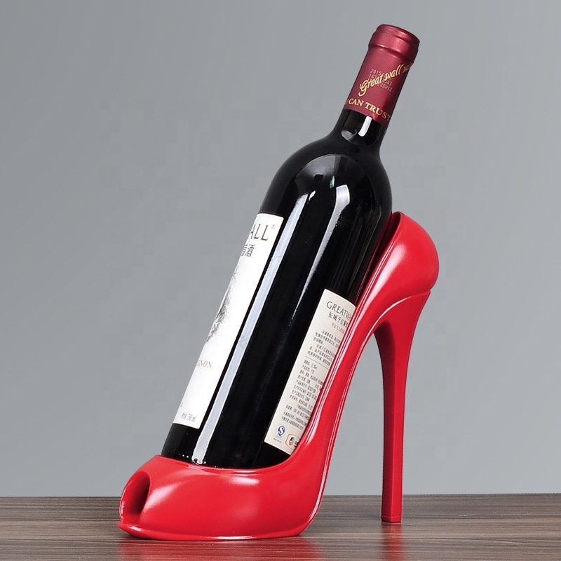 High-Heeled Shoes Basket Home Decorations Creative Wine Bottle Holder Stylish Wine Bottle Holder Shoe High Heel Shaped Stiletto