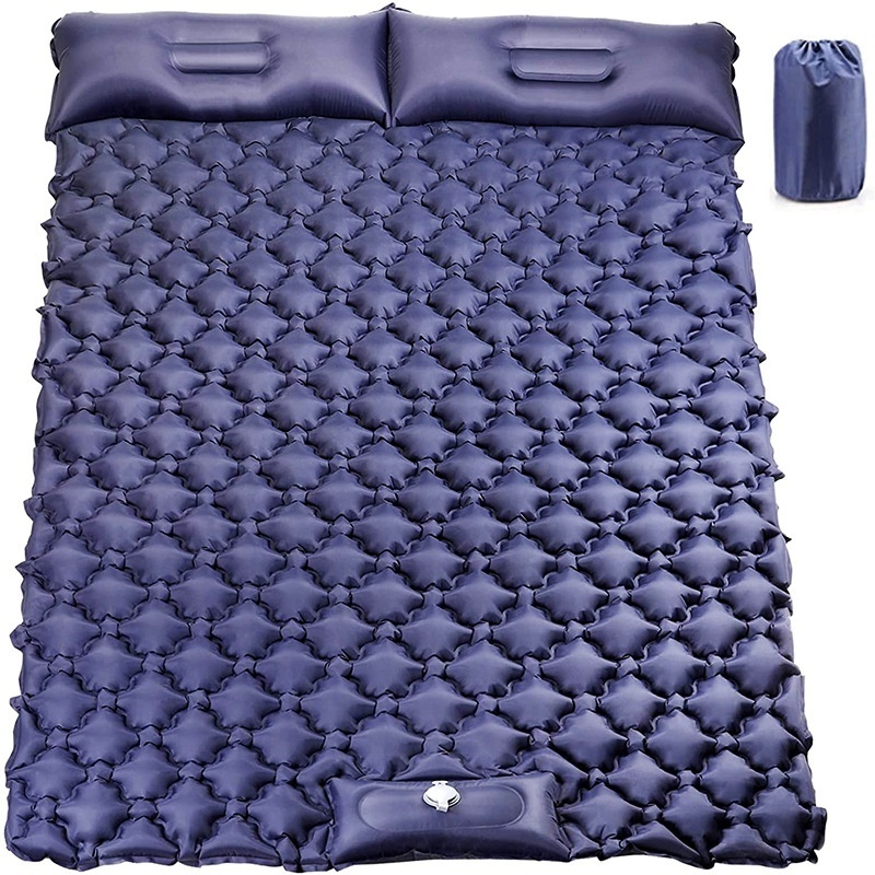 Camping Double Tpu Compact Backpacking Inflatable Air Camping Mattress Ultralight Sleeping Pad