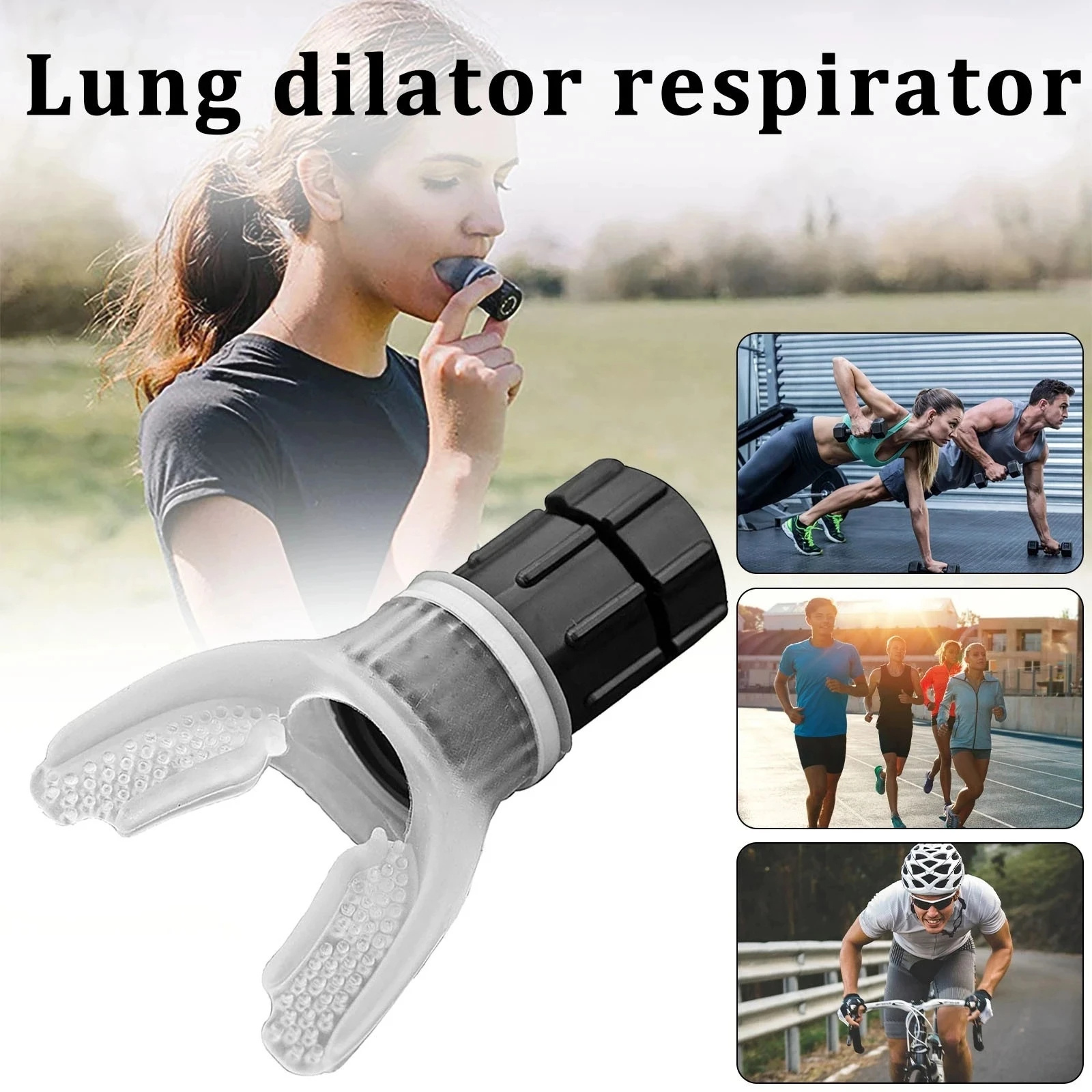 Lung Exercise Respiratory Equipment Expand A Lung Portable Breathing Resistance Exercise Trainer Improve Sleep Lung Capacity