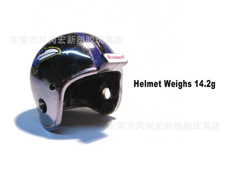 Universal Mini Football Helmet Mini Football Visor With Clips For Collectors/mini football helmet