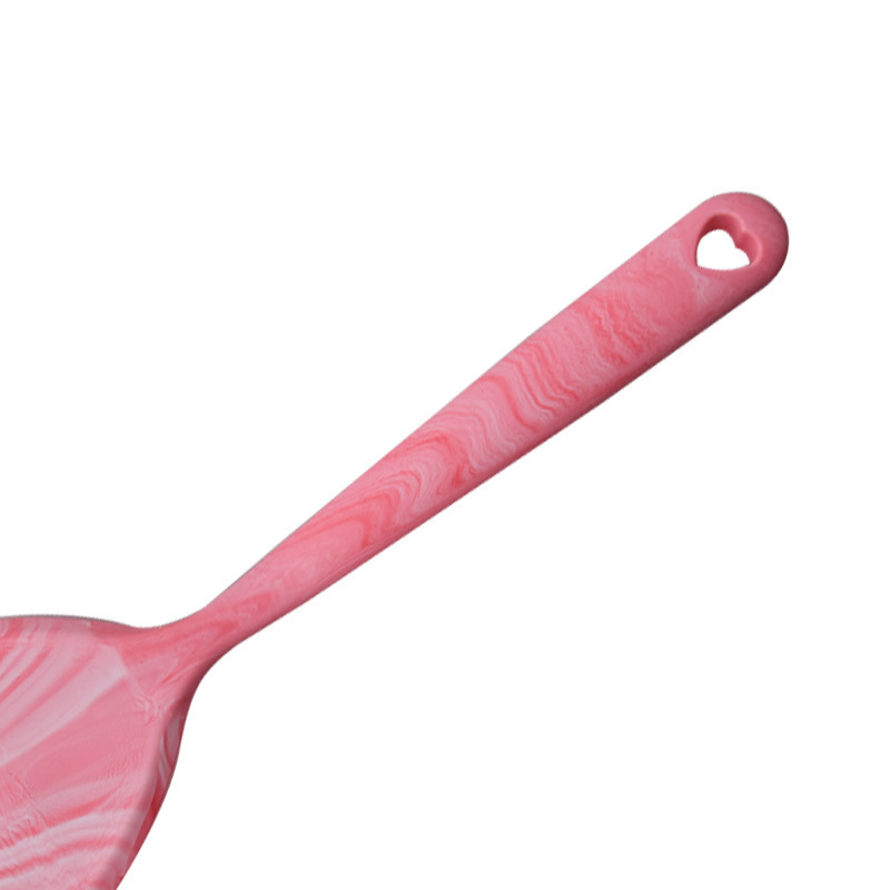 HelloWorld Silicone One-piece Love Heart-shaped Spatula Special Baking Spatula Non-stick Spatula Kitchen Accessories