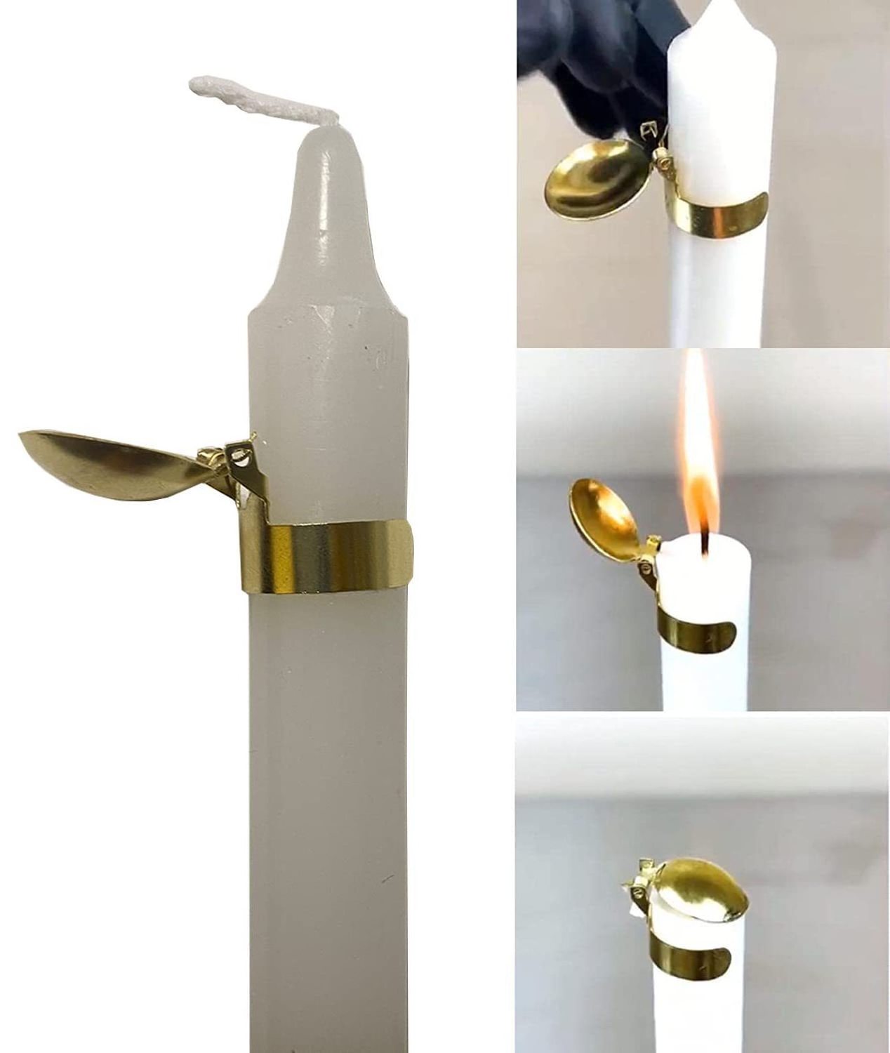 Gold Automatic Swedish Candle Extinguishing Automatic Taper Automatic Candle Snuffer/automatic candle extinguisher