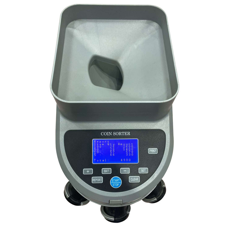 The New Multi-site Coin Counter & Sorter High Speed Sorting Coin Euro Counter