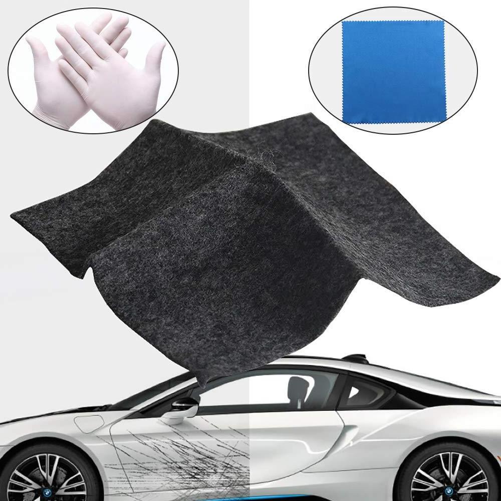 New Nano Magic Car Scratch Remover Cloth Multipurpose Easily Repair Paint Scratches removal Light Repair Scuff Kit For Car Black