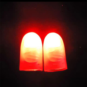 New Arrival Magic Tricks Finger Thumb Tips With Led Light For Stage Party Magic Props Decorations/magic thumb lights