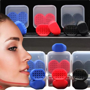 Jaw Trainer Face Exerciser Jaw Exerciser For Jawline Shaper Facial Toner Chin Masseter Muscle Trainer For Double Chin Reducer