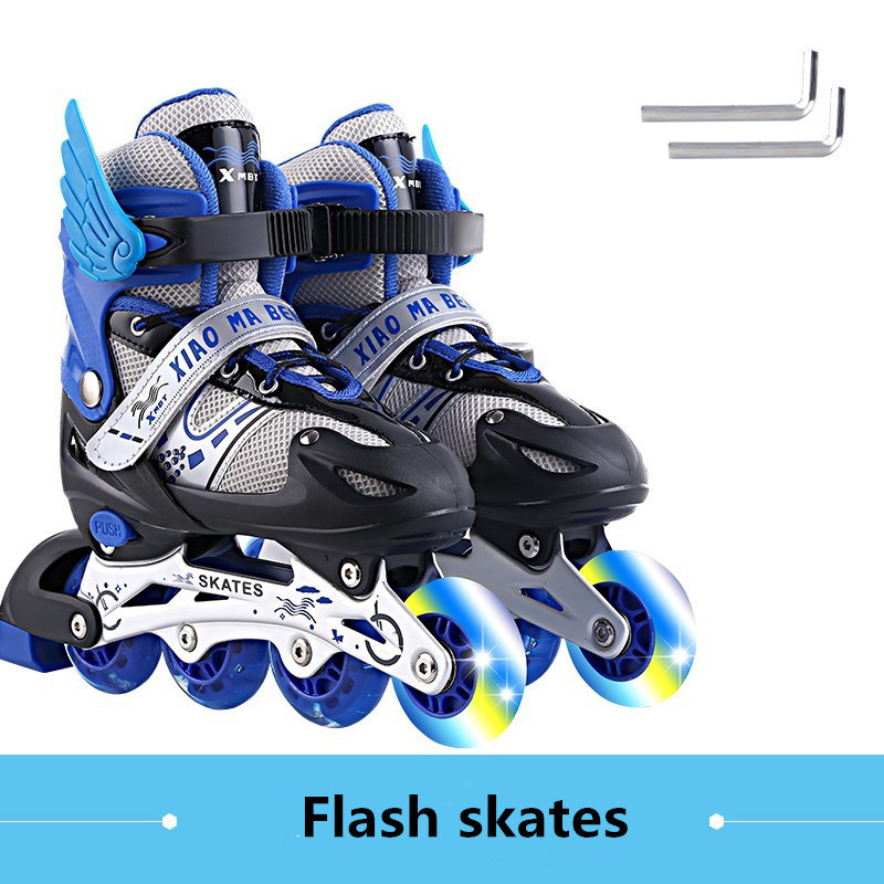 Flashing Roller Skates Cheap Professional Slalom Classic Inline Skates Pu Wheel Aluminium  Roller Skate