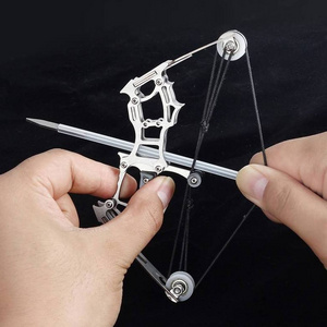 Stainless Steel Pulley Composite Bow For Indoor And Outdoor Shooting Bow And Arrow Support Set Model Pressure Reducing Toy