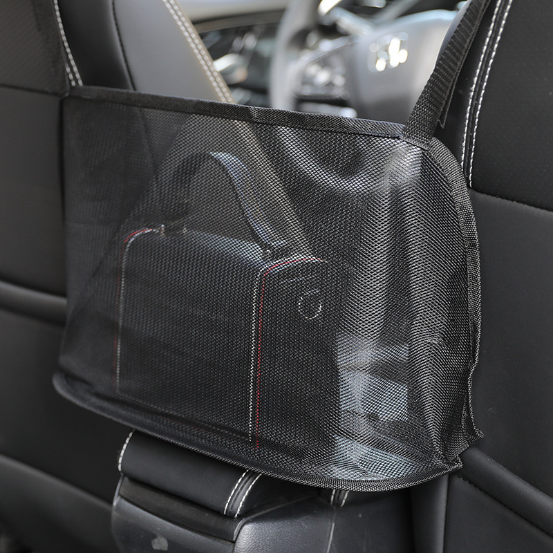 Car Net Pocket Handbag Holder Car Seat Storage Between Seat Storage Pet Net Barrier Dog Net Barrier Auto Interior Accessories