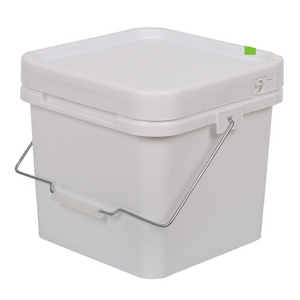 2 gallon square ice cream plastic bucket food grade