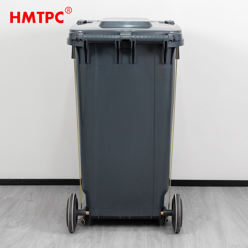 Custom Color 100L 120L 240L 360L Pedal Bin Wheelie Bin With Rubber Wheels