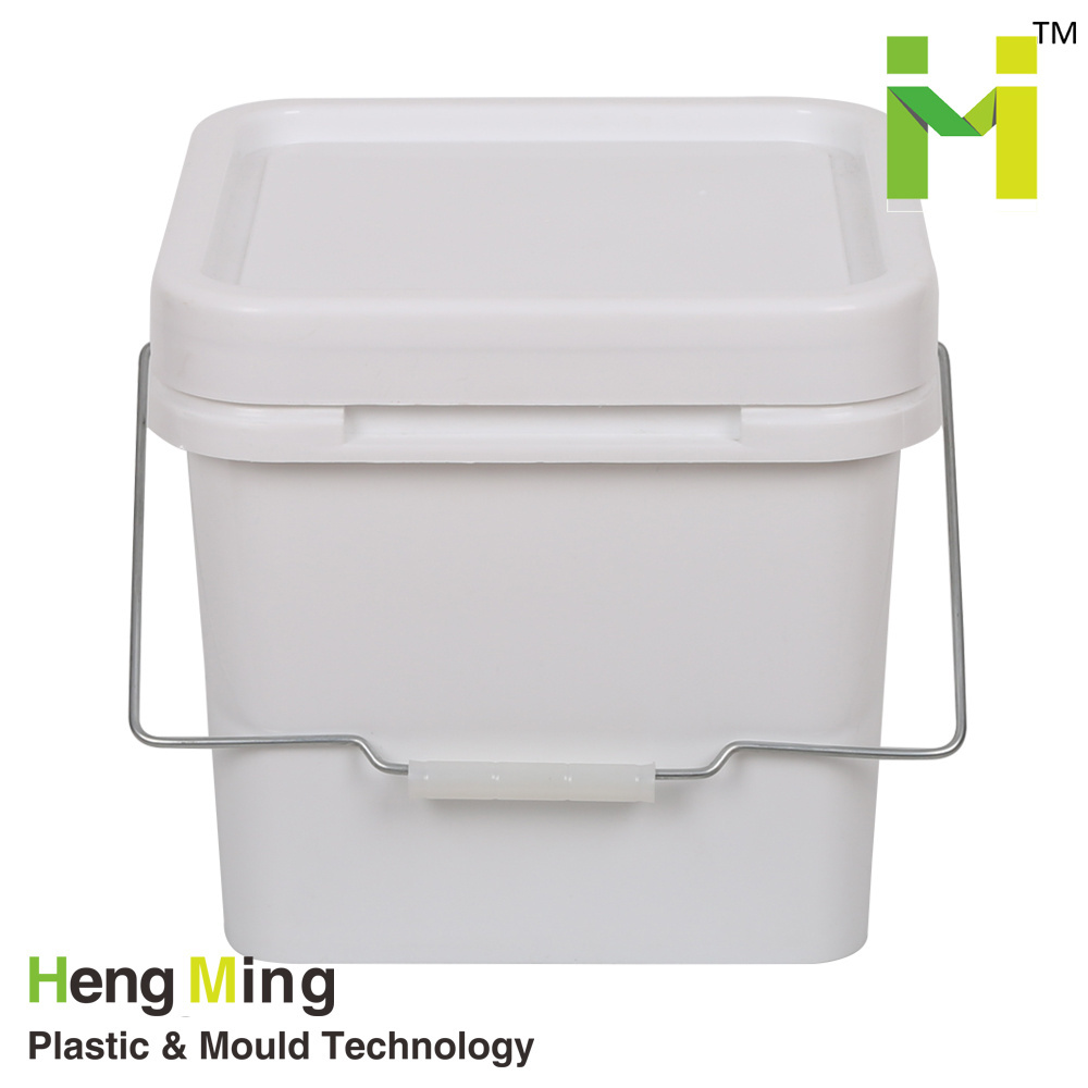 2 gallon square ice cream plastic bucket food grade