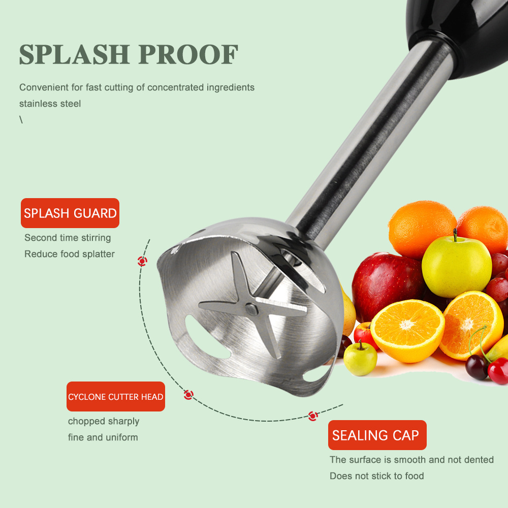 1200W Juicer Multifunctional Kitchen Appliance Food Processor Variable Speed Stick Hand Blender