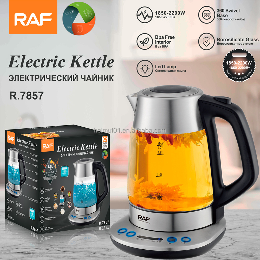 Electric Kettle 1.7 L Temperature Control Quick Heating Keep Warm Automatic Safety Shut Off