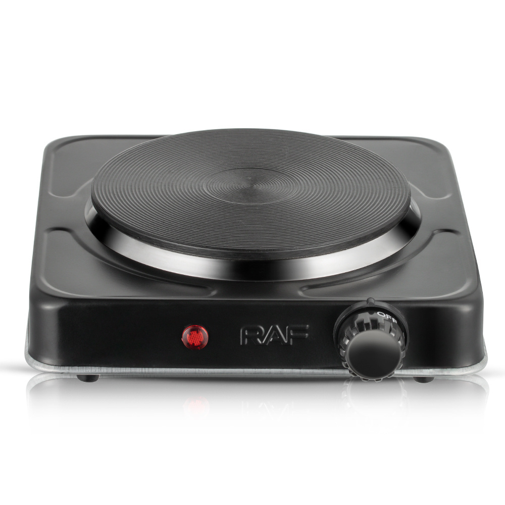 Single Burner Electric Hot Plate for Cooking Portable 1000w Easy to Clean Stainless Steel Stove