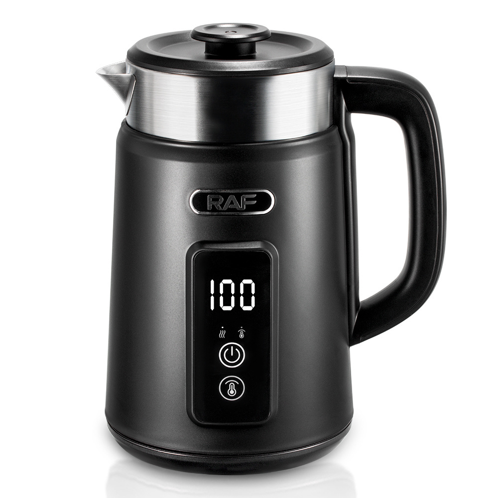 Electric Tea Kettle Fast Heating Digital Temperature Display 1.8L Double Wall Hot Water Kettle