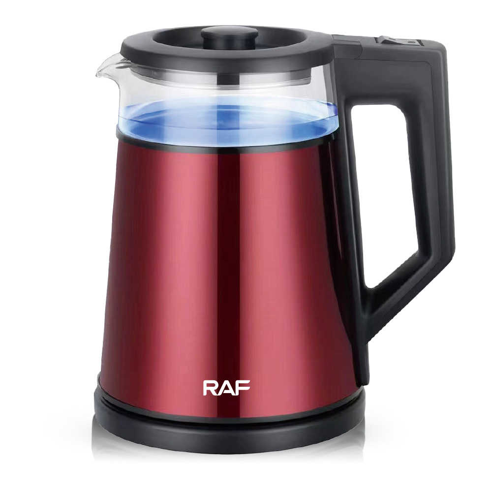 New Style Household Glass and Stainless steel Stainless steel Electric Tea Boiling Water Kettle