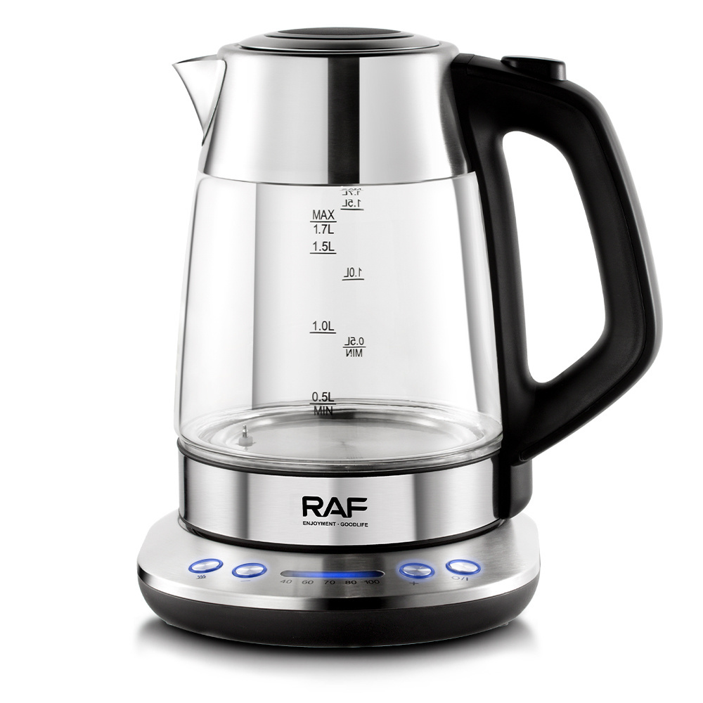 Electric Kettle 1.7 L Temperature Control Quick Heating Keep Warm Automatic Safety Shut Off