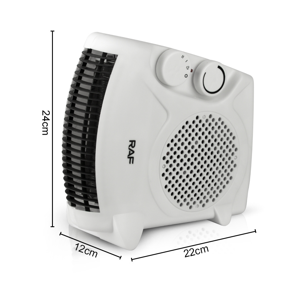 Fast heating fan heater 2000W power adjustment thermostat overheating protection household fan heater