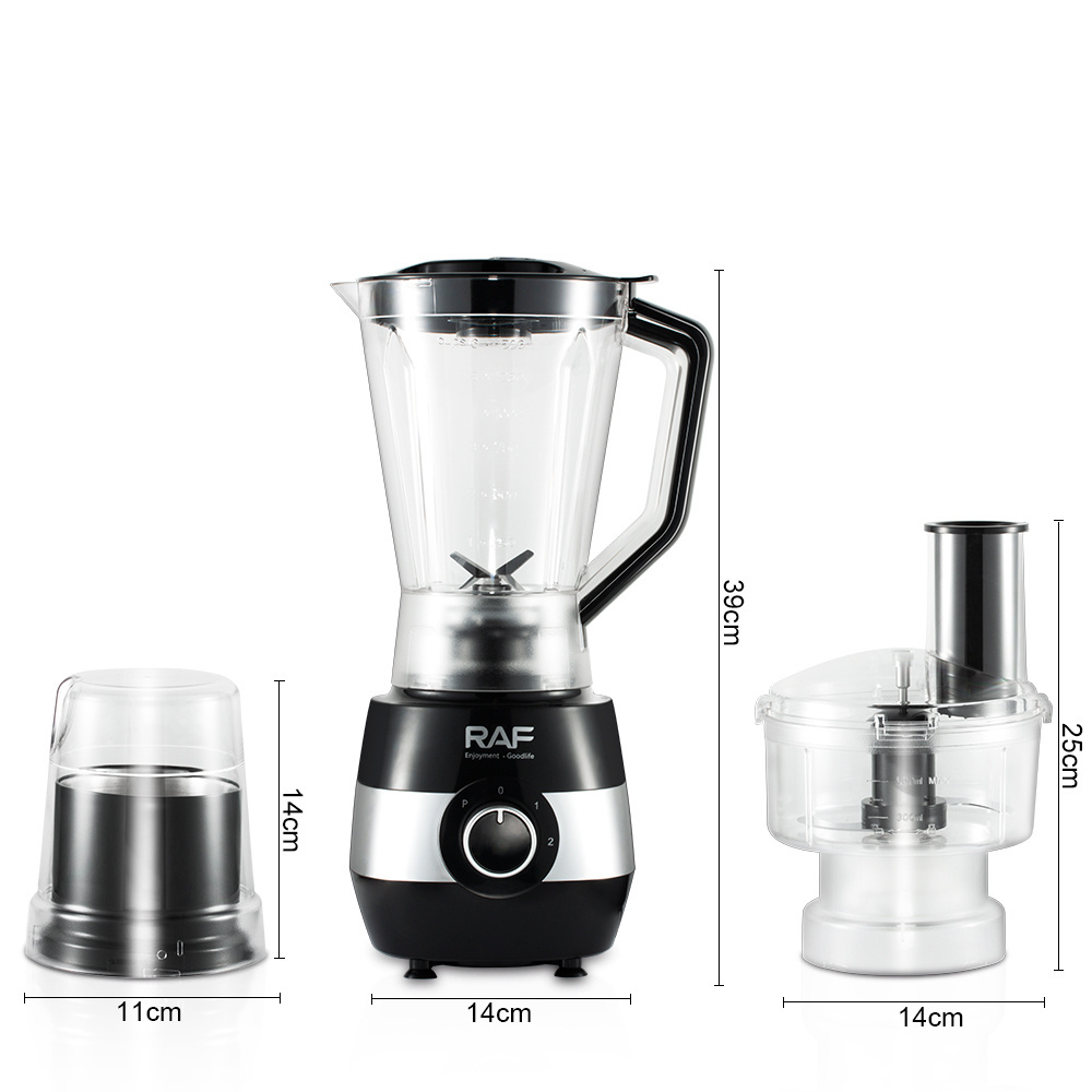 RAF Multifunctional Smoothies Grinder Blender Food Processor Combo 4 in 1 Electric Blender