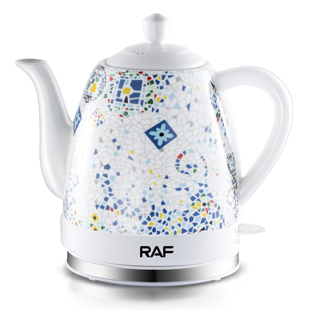 New Retro 1.5L Kettle Electric Tea Water Boiler Kettle Teapot Electric Ceramic Kettle