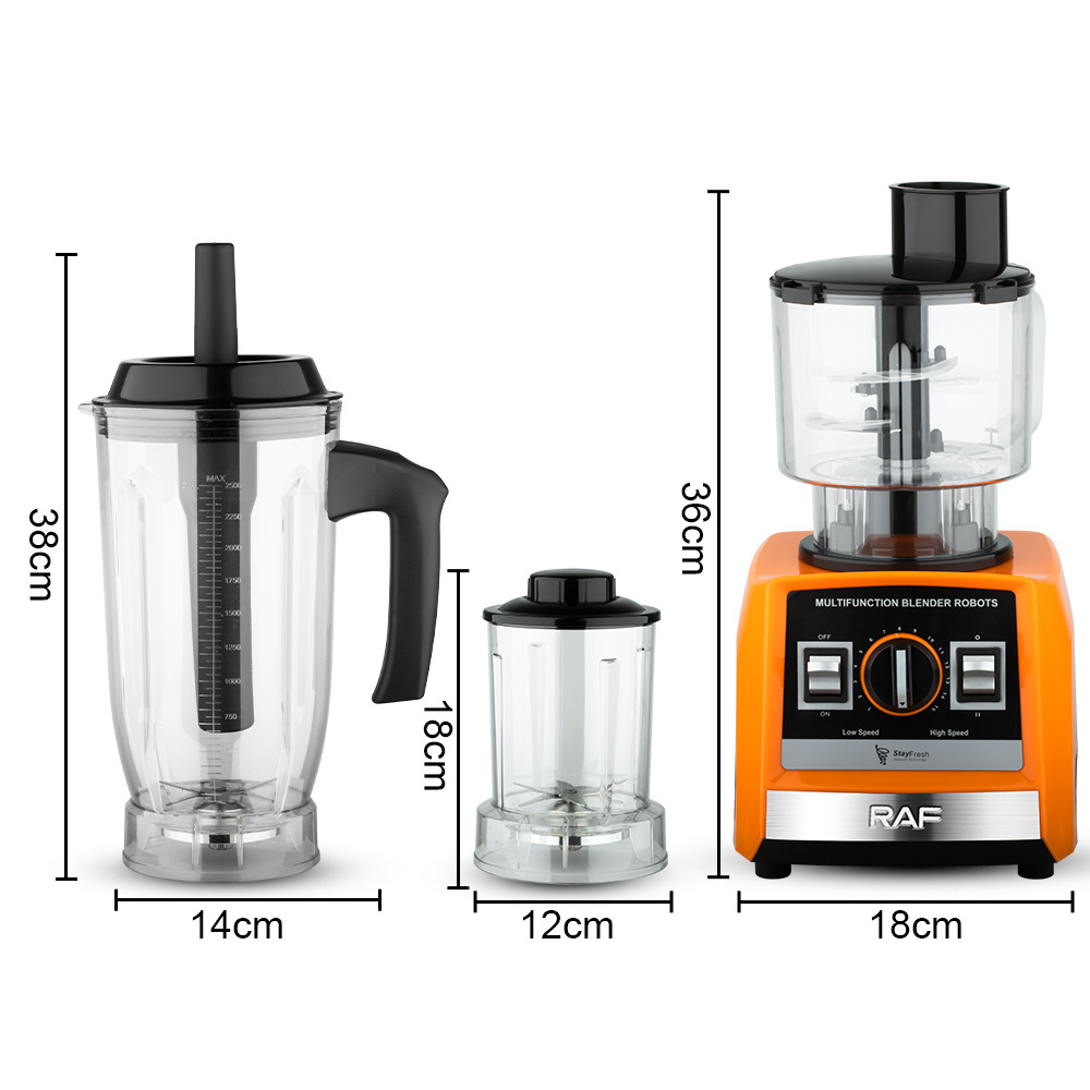 Popular Smoothies Shakes Food Chopping Blender and Food Processor Combo 3 in 1 Food Processor