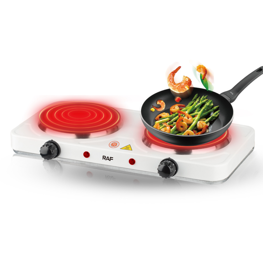 New Product Launch Solid Hotplate Cooker Electric Stove Two Burners Electric Hot Plate For Cooking