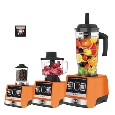 Popular Smoothies Shakes Food Chopping Blender and Food Processor Combo 3 in 1 Food Processor