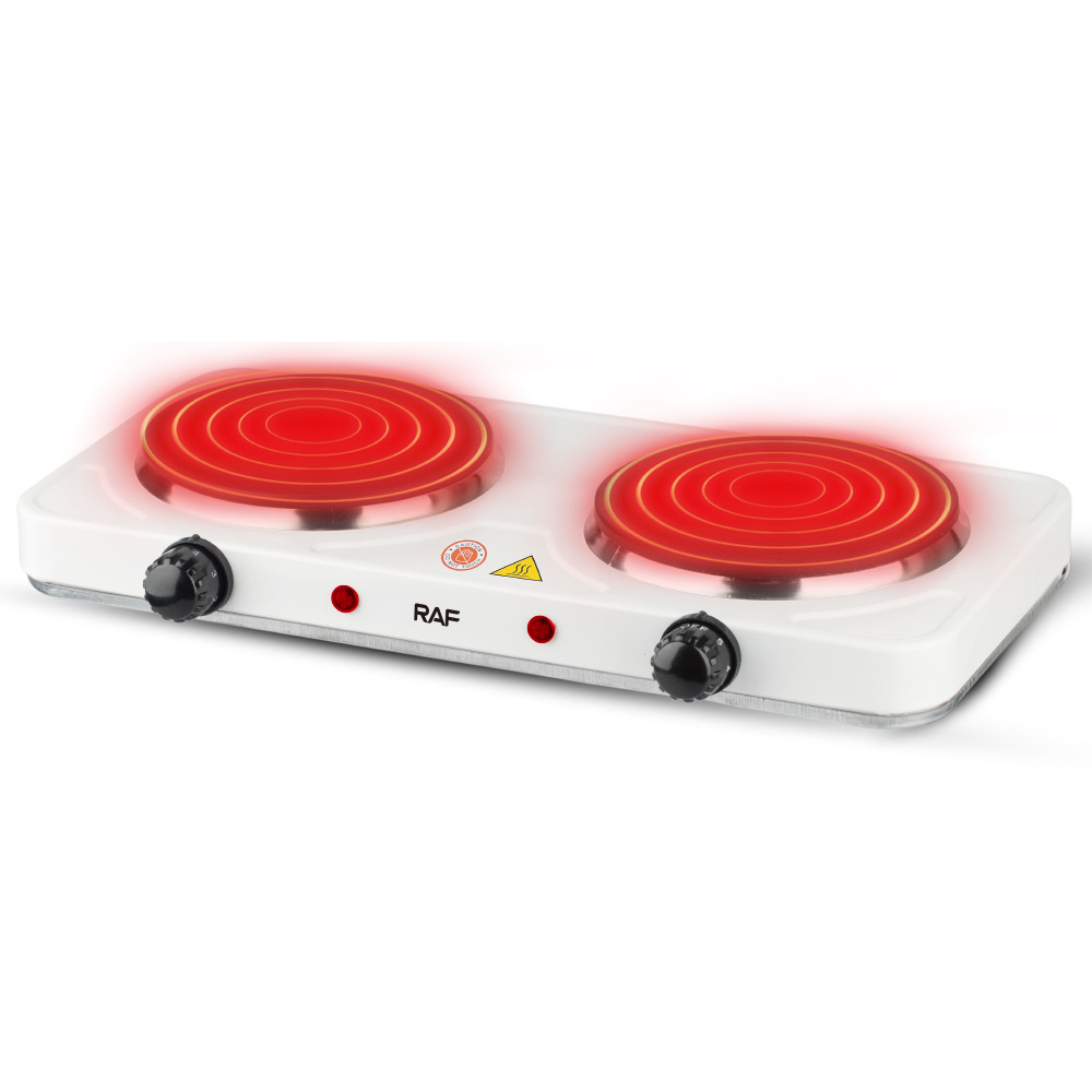 New Product Launch Solid Hotplate Cooker Electric Stove Two Burners Electric Hot Plate For Cooking