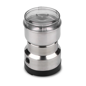 Adjustable Stainless Steel Coffee Bean Grinder Electric Herb Spice Grinder Espresso Grinder