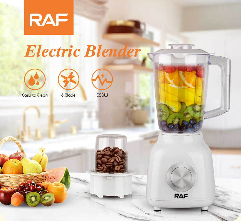 New Release 1.5L Household 2 In 1  Double Cup Grinder Mixing Fruits Juicer Smoothie Blender