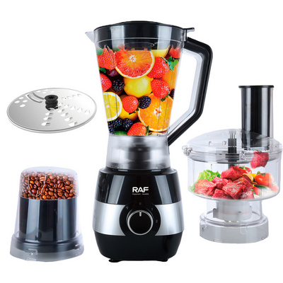 RAF Multifunctional Smoothies Grinder Blender Food Processor Combo 4 in 1 Electric Blender