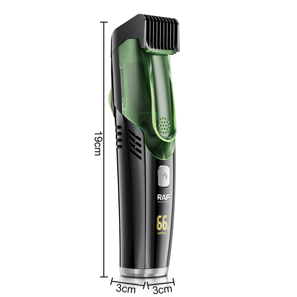 RAF Hot  Rechargeable Cordless Clippers Barber Vacuum Beard Trimmer Electric hair clippers for men